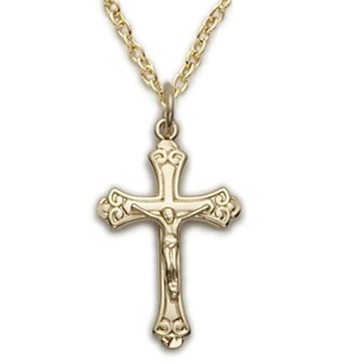 Women's Cross Necklace Sterling Silver w/18" Chain - Boxed