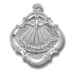 Sterling Silver Baroque Confirmation w/18" Chain - Boxed