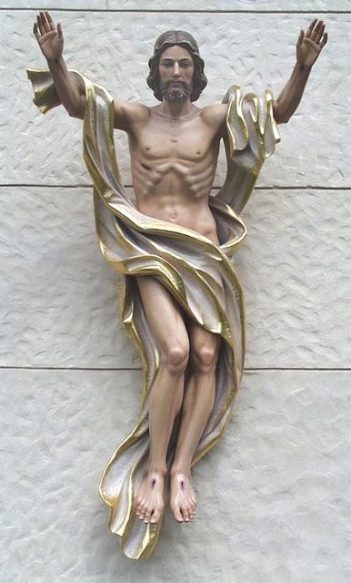 Risen Christ - Woodcarved 3/4 Relief