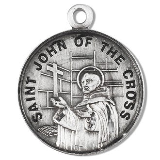 St. John of the Cross Sterling Silver Round w/20" Chain - Boxed