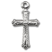 Sterling Silver Tiny Cross w/16" Chain - Boxed