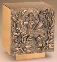 Tabernacle - Lamb of God Bronze Bas Relief