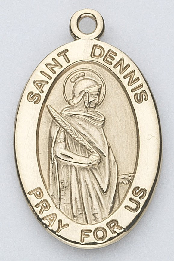 St. Dennis 14K Oval w/14K Jump Ring - Boxed