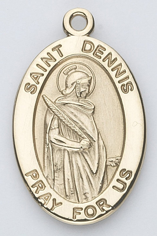 St. Dennis 14K Oval w/14K Jump Ring - Boxed