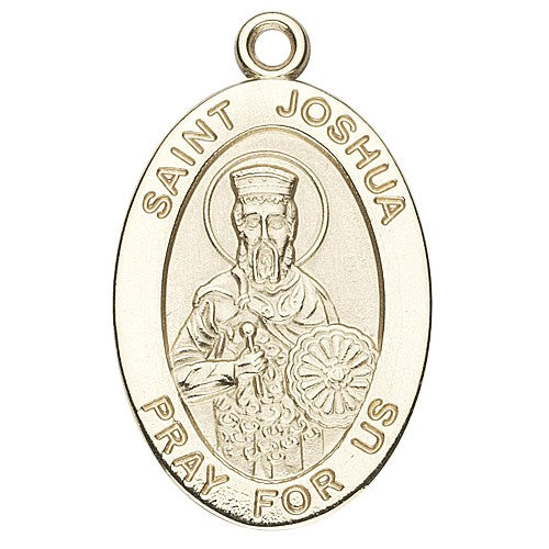 St. Joshua 14K Oval w/14K Jump Ring - Boxed