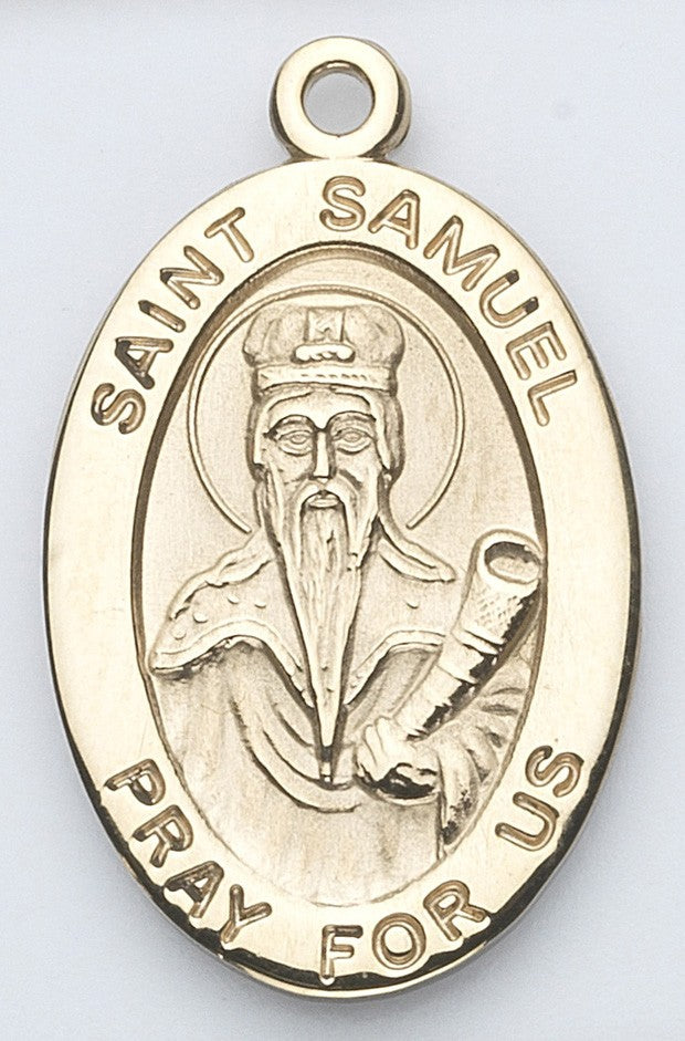 St. Samuel 14K Oval w/14K Jump Ring - Boxed