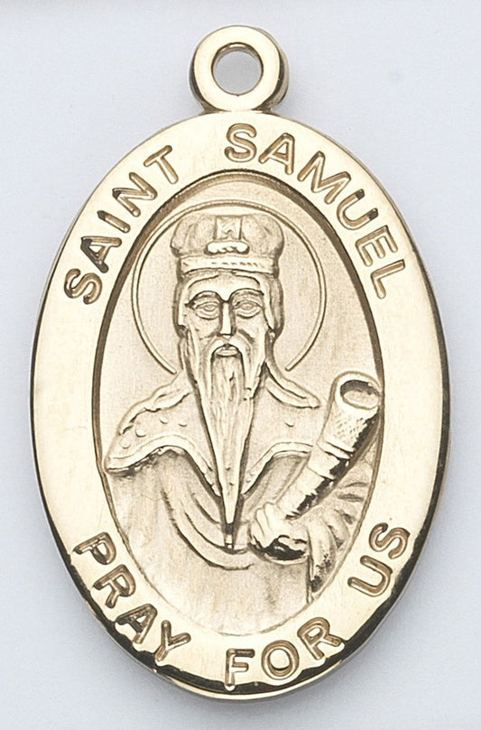 St. Samuel 14K Oval w/14K Jump Ring - Boxed