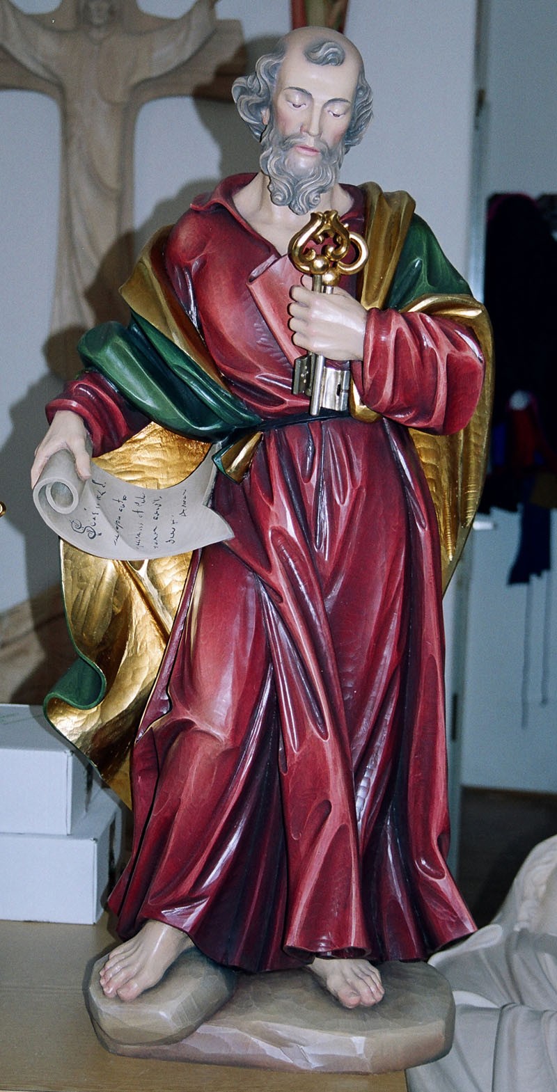 St. Peter - Woodcarved