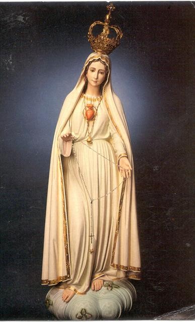 Our Lady of Fatima with Crown - PolyArt