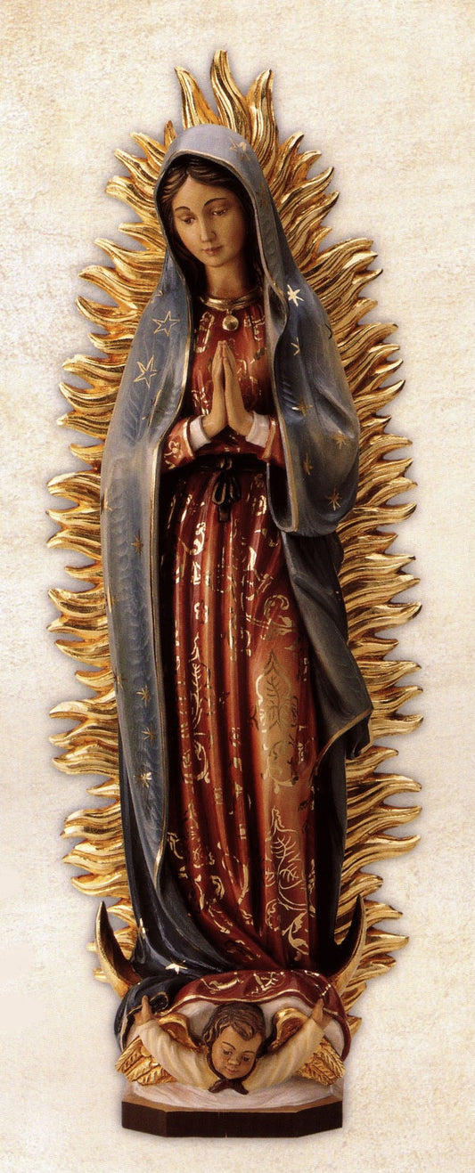 Our Lady of Guadalupe - Woodcarved