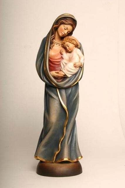 Our Lady and Child - Woodcarved