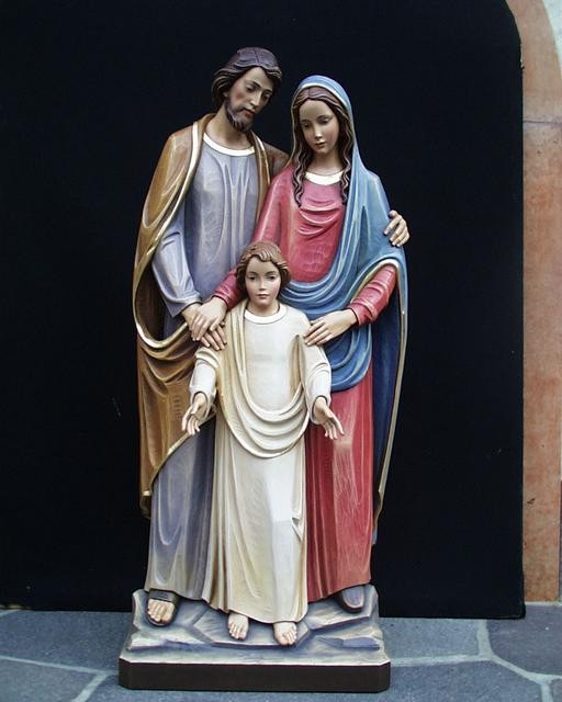 Holy Family - Cast Bronze 3/4 Relief