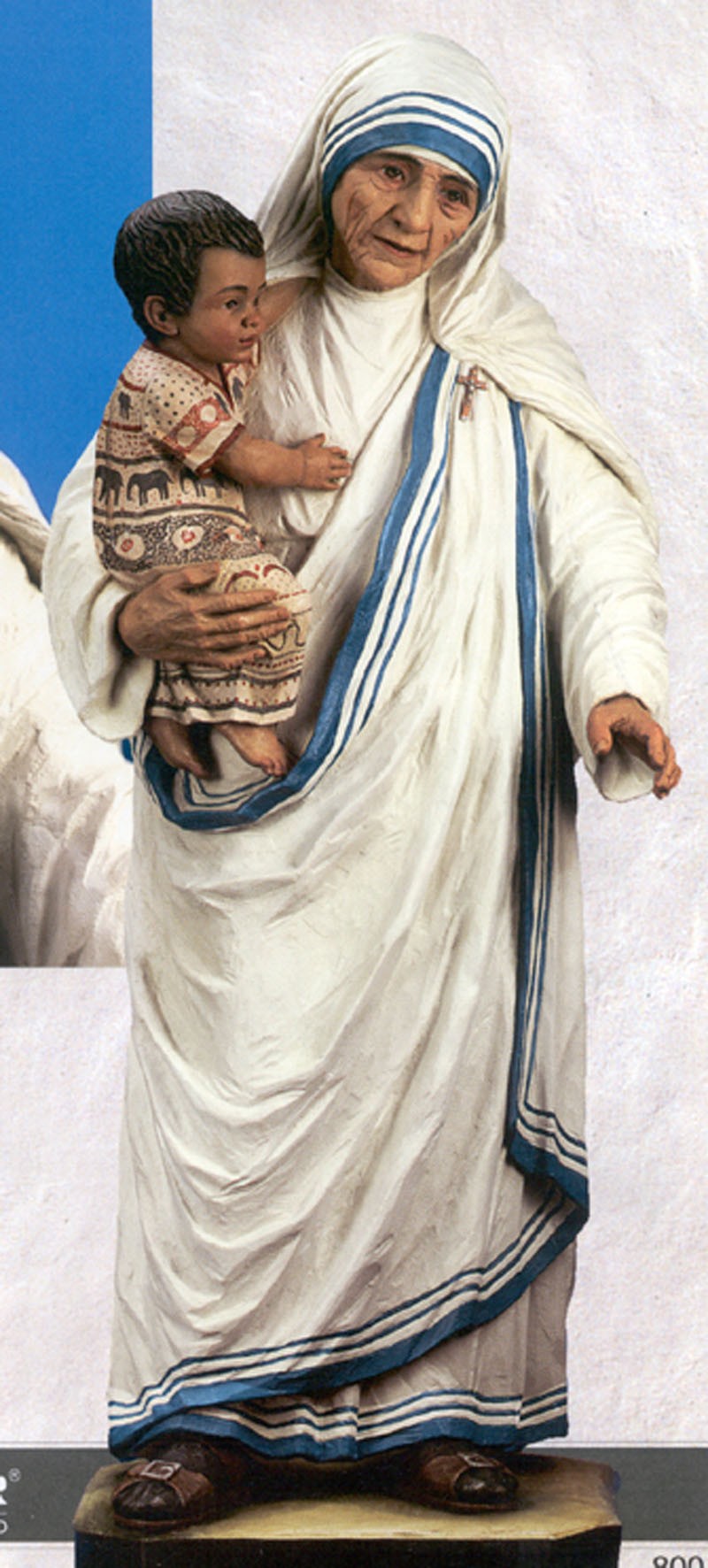 Mother Teresa - Woodcarved