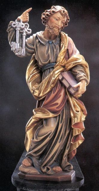 St. Peter - Woodcarved