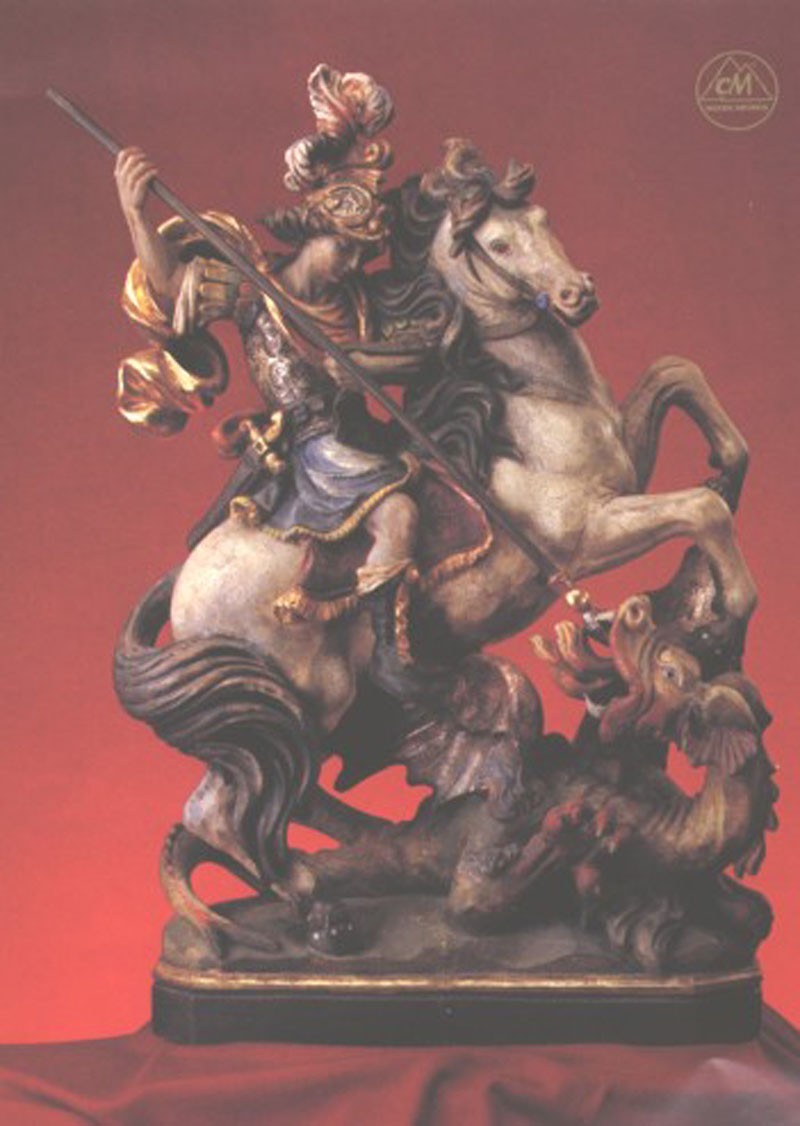 St. George - Woodcarved