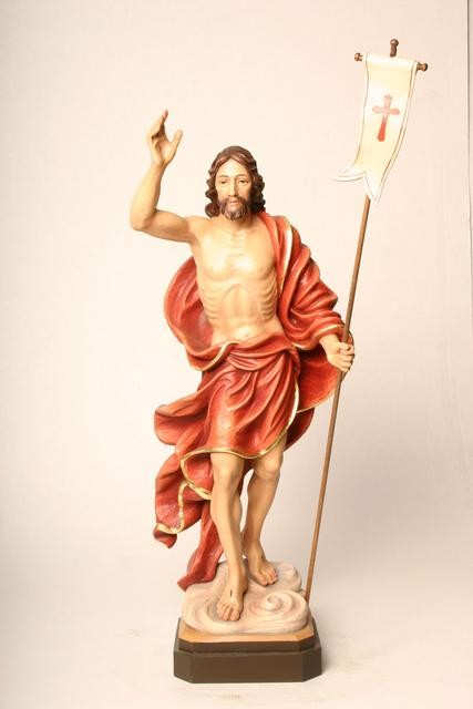 Risen Christ with Flag - PolyArt