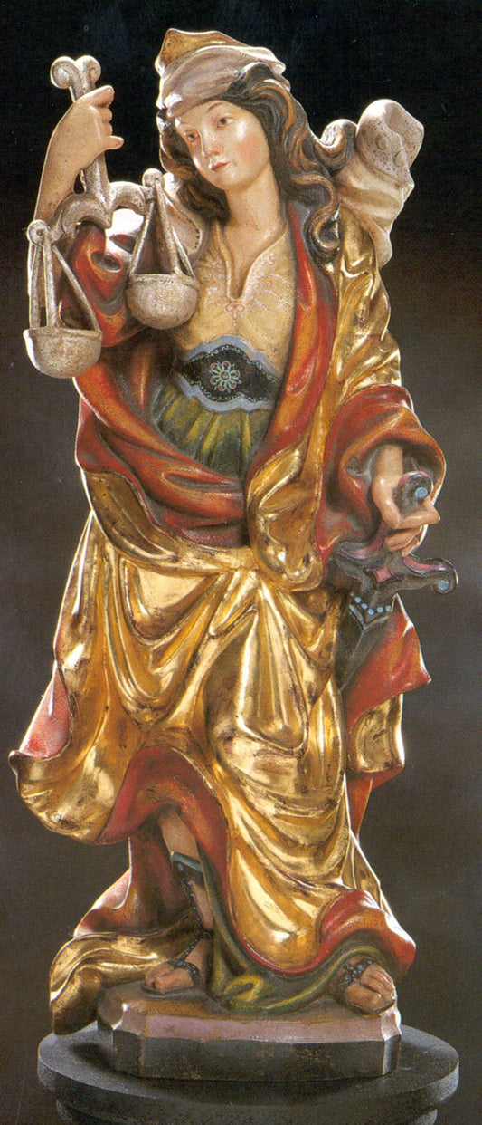 St. Justitia - Woodcarved