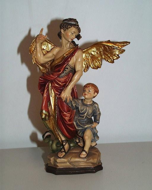 Guardian Angel - Woodcarved