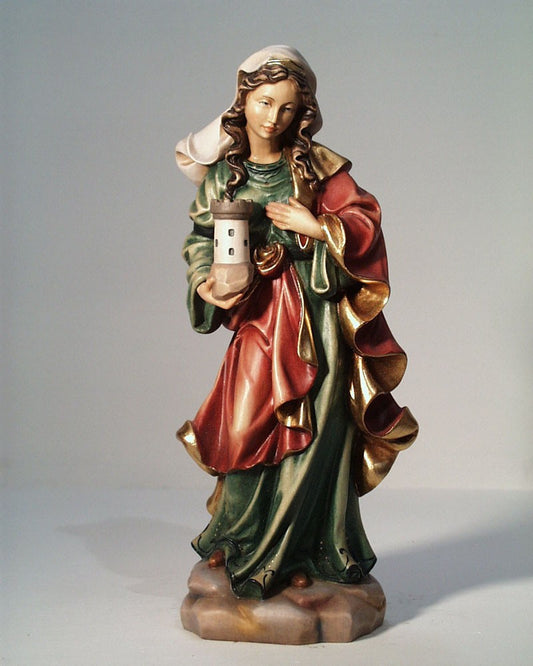 St. Barbara - Woodcarved