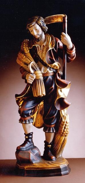 St. Isidore - Woodcarved