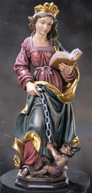 St. Juliane - Woodcarved