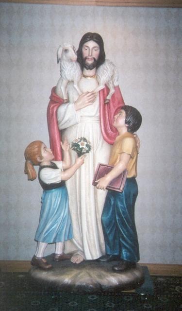 Good Shepherd with Children - PolyArt