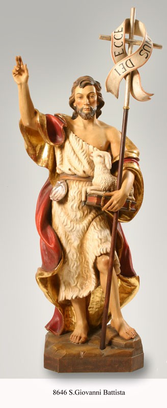 St. John the Baptist - Woodcarved