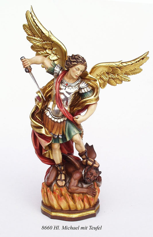 St. Michael - Woodcarved