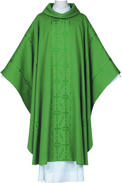 Chasuble-Crucis, cowl