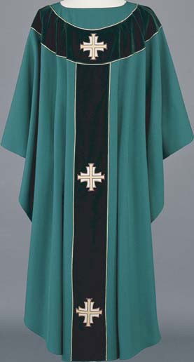 Embroidered Cross Vestment