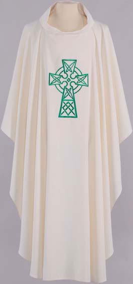 Embroidered Celtic Vestment