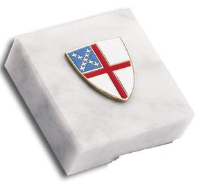 Episcopal Shield 2x2 Paperweight