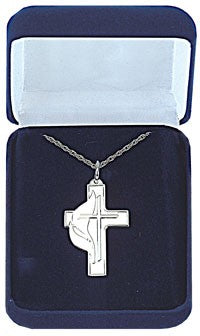 United Methodist Confirmation Cross - Sterling Silver