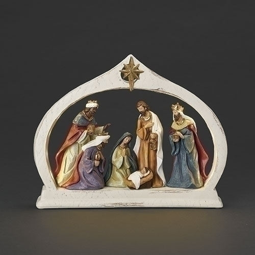 Nativity in Lighted Arch