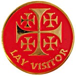 Lay Visitor Pin