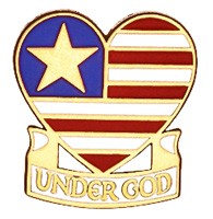 Under God Lapel Pin