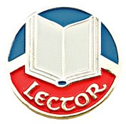 Lector Lapel Pin