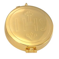 I.H.S. Engraved Pyx