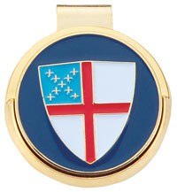 Golf Hat Clip - Episcopal Shield