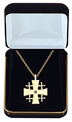 Jeweled Jerusalem Cross