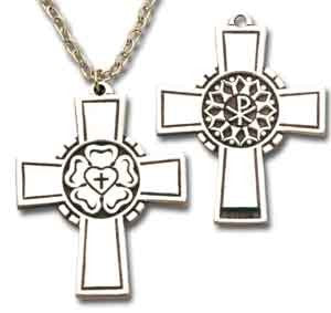 Small Pectoral Cross w/Luther's Seal