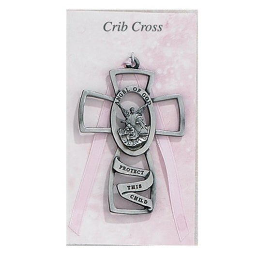 Guardian Angel Crib Cross - Girl