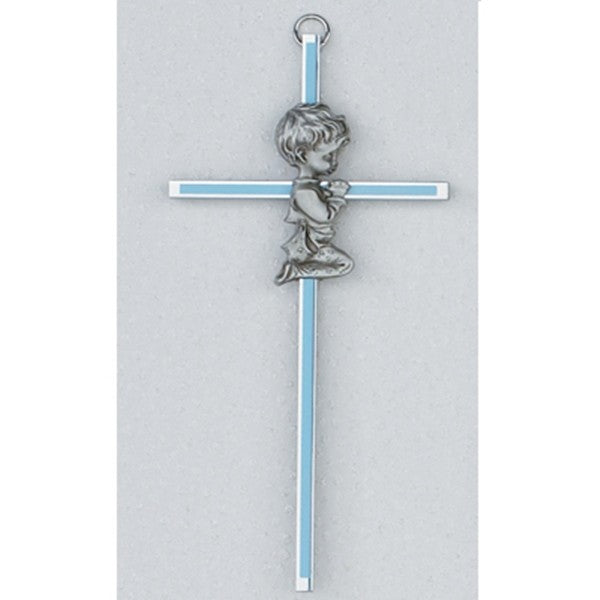 Boy Praying Cross