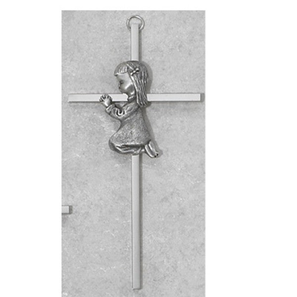 Girl Praying Cross