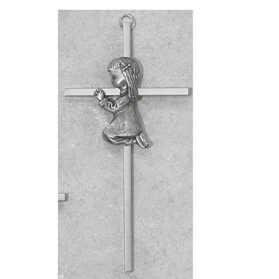 Girl Praying Cross