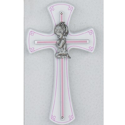 Praying Girl Crucifix