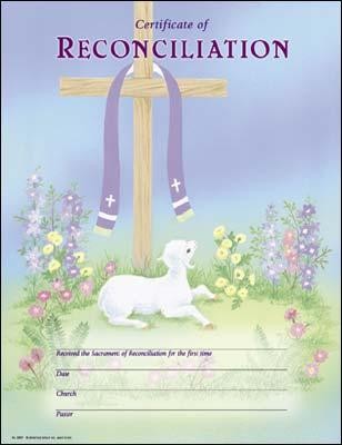 Reconciliation Certificate