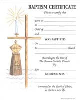 Baptism Certificate