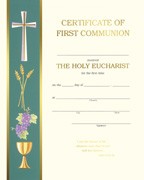 First Communion Certificate