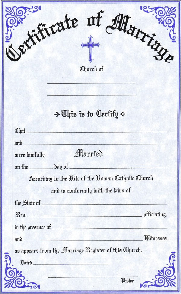 Marriage Certificate